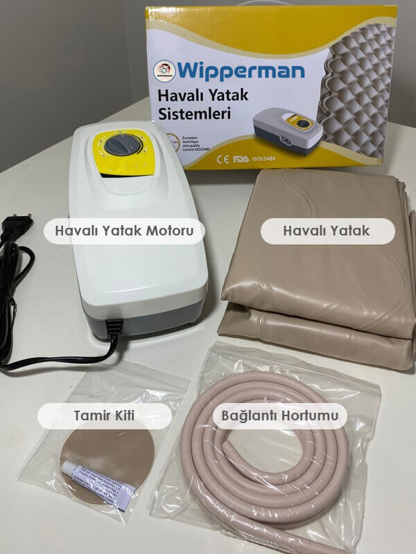 Baklava Desenli Havalı Yatak