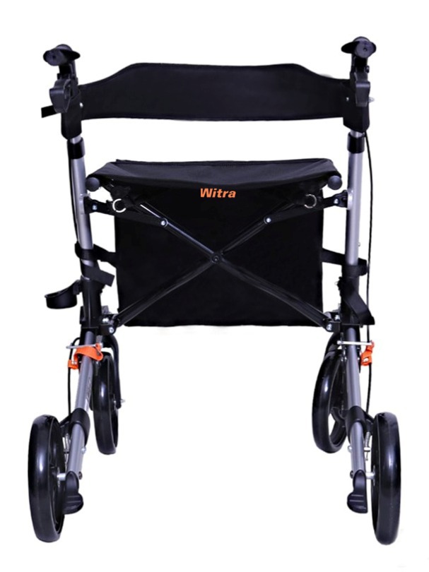 WİPPERMAN Alüminyum Lüks Rollator Yürüteç Gri - Görsel 3