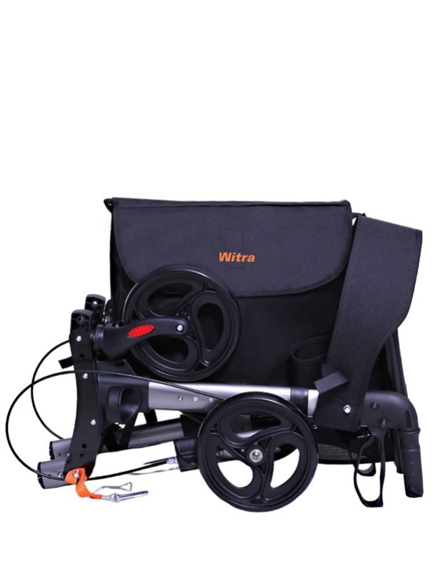 WİPPERMAN Alüminyum Lüks Rollator Yürüteç Gri - Görsel 4